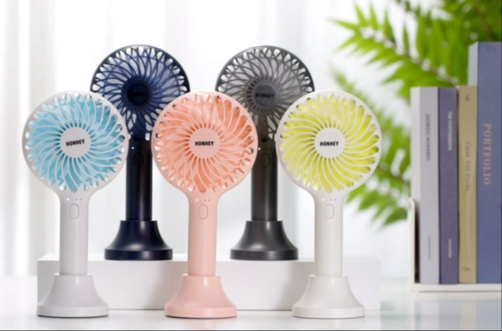 Handheld Portable Mini Fan (with Base)